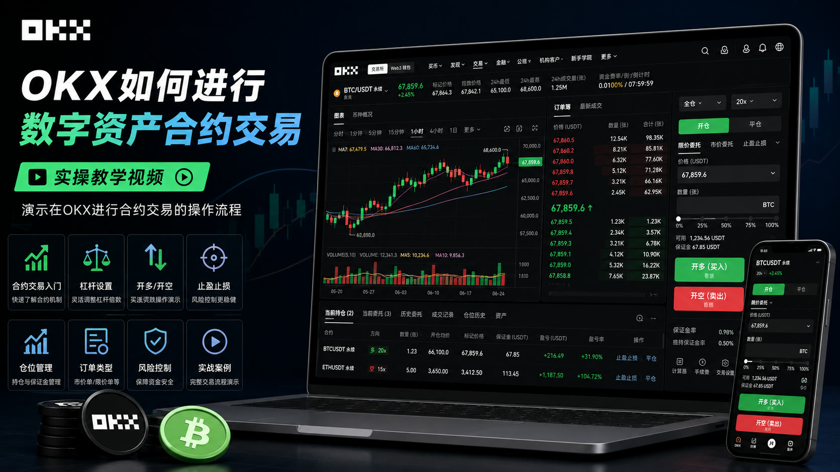 OKX如何进行数字资产现货交易2