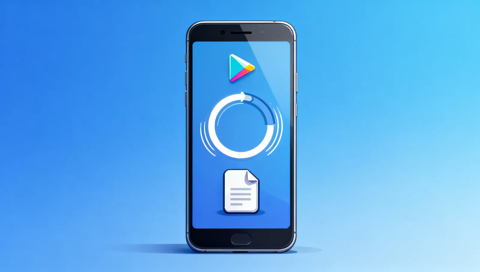 Android手机下载并安装币安APK的流程示意图