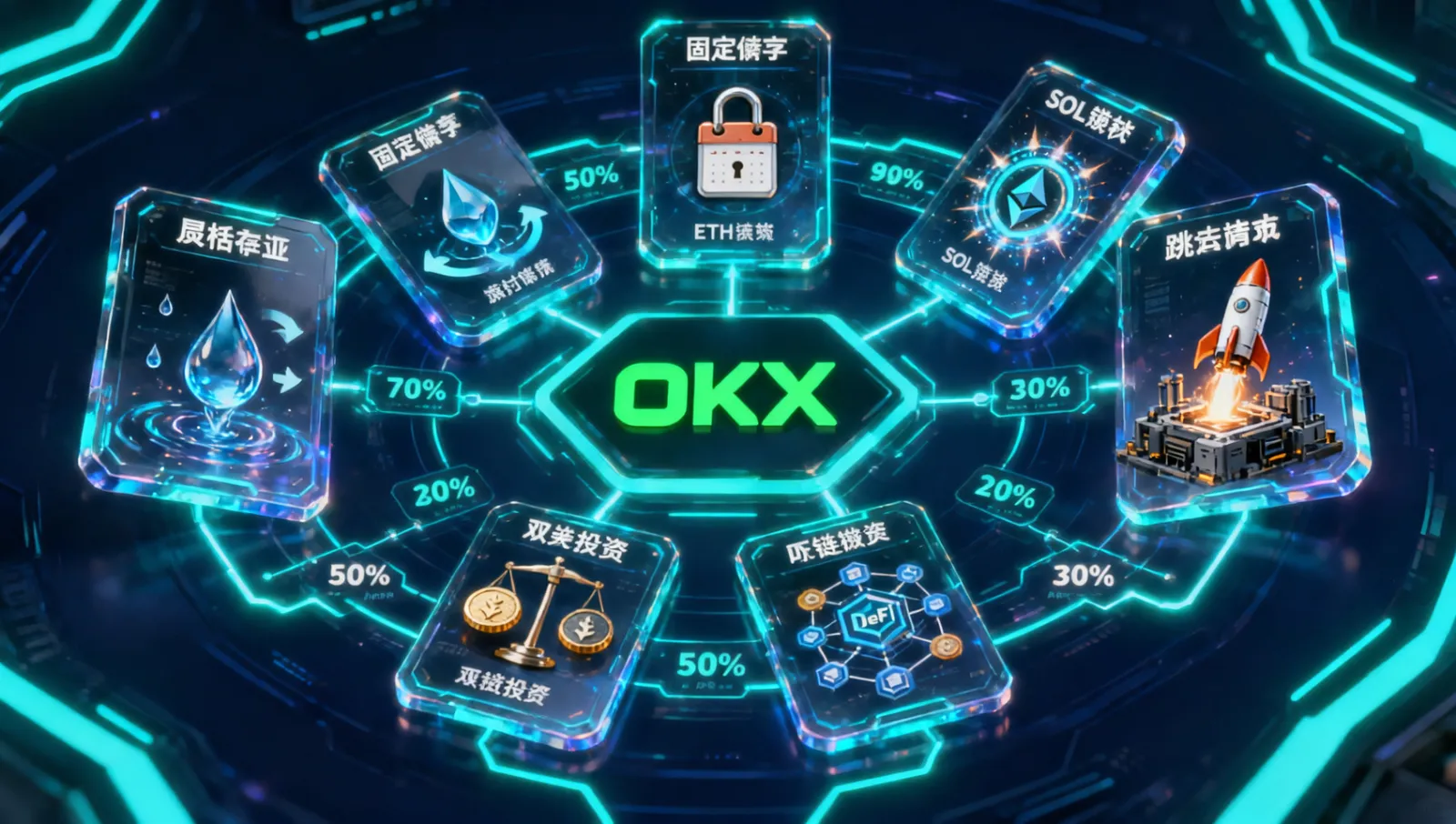 欧易OKX理财产品全览图:活期、定期、质押、双币投资、链上赚币及Jumpstart收益对比
