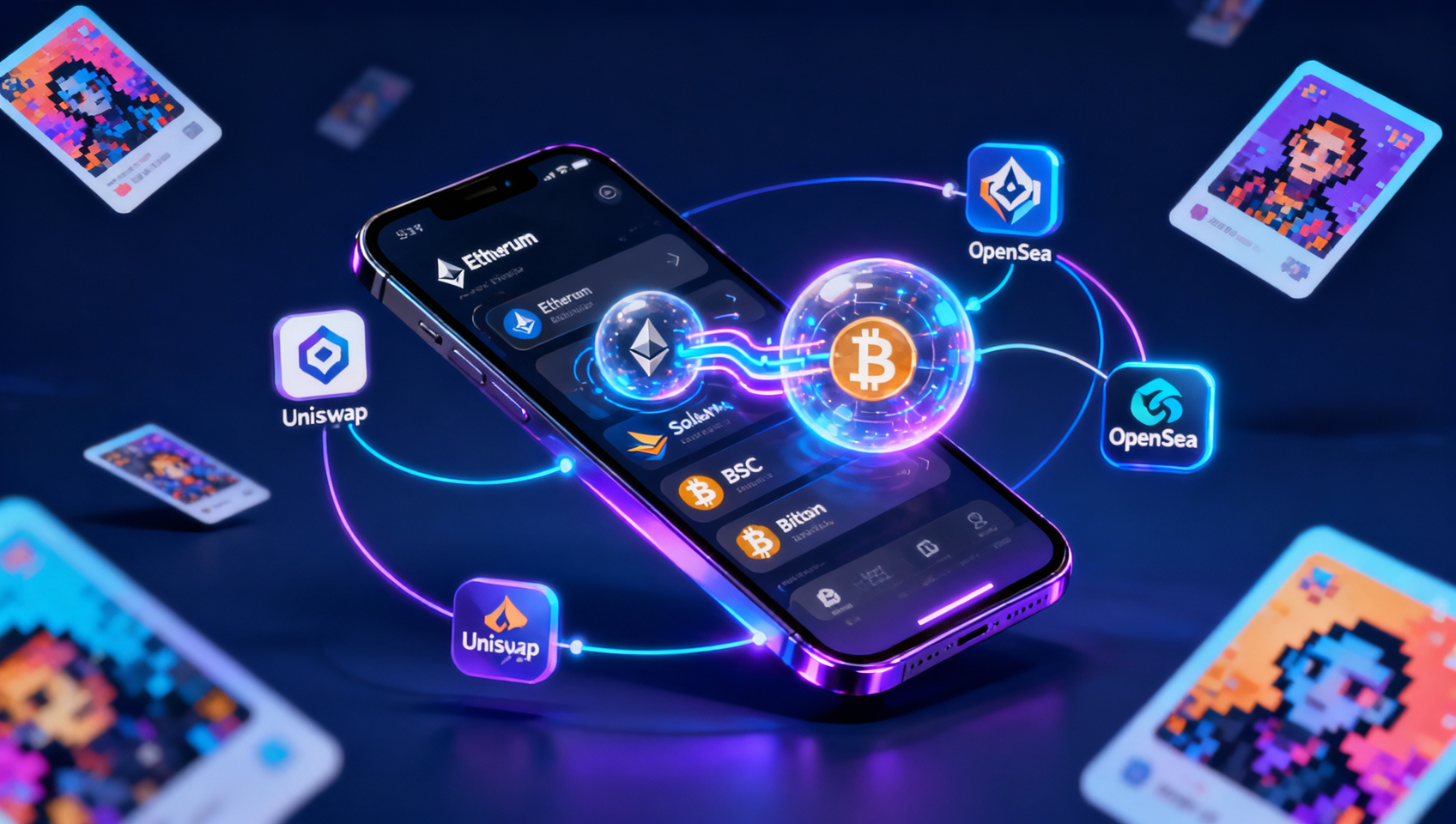 欧意OKX Web3钱包教程：跨链桥DApp与NFT管理