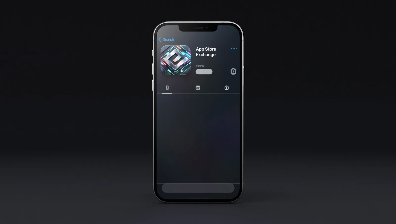 iPhone App Store搜索Binance的截图示例,标注官方应用的标志性特征