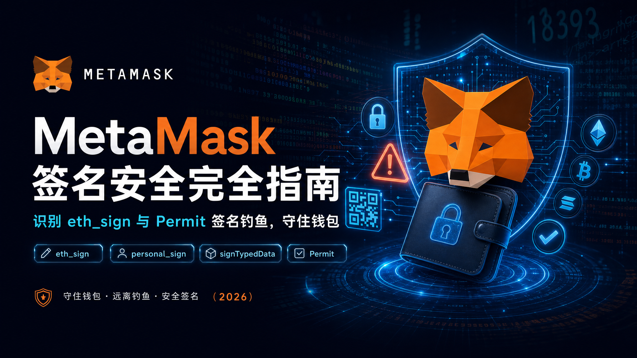 MetaMask 签名安全完全指南：识别 eth_sign 与 Permit 签名钓鱼，守住钱包（2026）