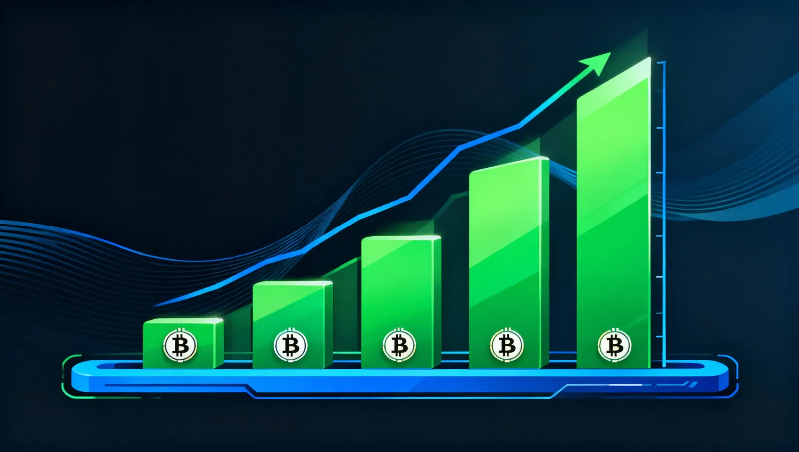 比特币ETF累计资金流入柱状图趋势